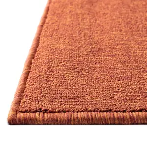 Terracotta Everyday Solid Rug