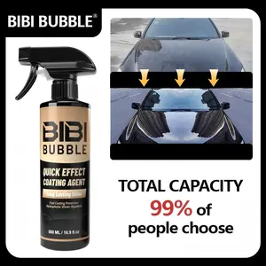 Car Coating Spray - 1-Min Spray & Wipe for Mirror Shine (Water Repellent, 500ML)-BIBI BUBBLE