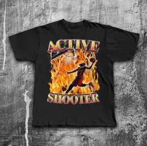 Active Shooter Funny Sayings T-shirt, Meme Shirt, Stupid Shirts, Unhinged Tshirt, Inappropriate Clothes, Weird Tees, Dank Memes Tee, Gifts