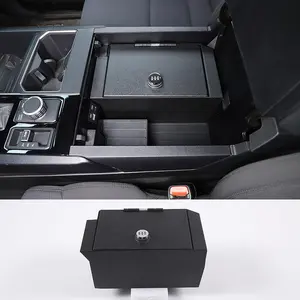 1-piece carbon steel black car armrest safe for 2022+ Toyota Tundra