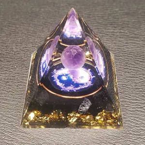 ️Yin & Yang Beautiful Crystal Pyramid Collectable