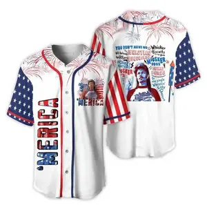 Joe Dirt Jersey, Merica 4th Of July Baseball Jersey, Baseball Jersey, 4th July Shirt, Fourth Of July Jersey