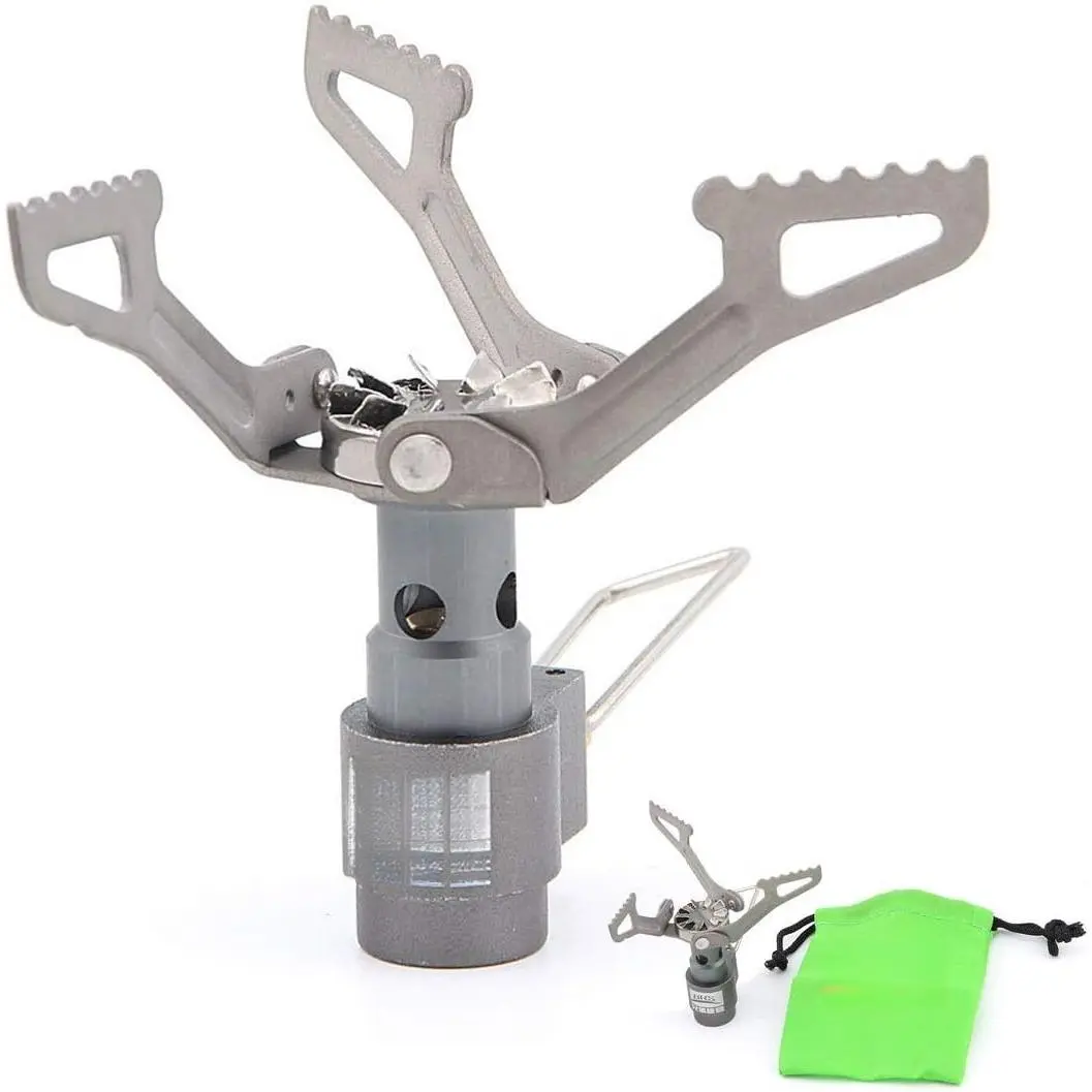 Affordable BRS-3000T Ultra-Light Titanium Alloy Miniature Gas Cooking Stove, 25g Portable Burner for Picnic Camping (Baby & Maternity Outdoor Activity Essential)