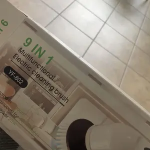 9-in-1 Cordless Electric Spin Scrubber - Adjustable Power Cleaning Brush for Kitchen Water Proof