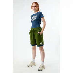 Budweiser Women's By PacSun Long Mesh Basketball Shorts
