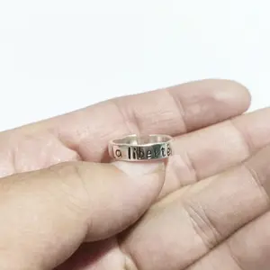 Free Spirit Letter Ring, Minimalist Unique Design, Trendy and Versatile Fashion Piece morganite  engagement