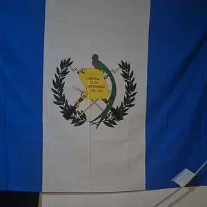 With double-stitched hems and 100% polyester fabric, the Guatemalan flag, the Guatemalan flag, is the national flag of Guatemala.