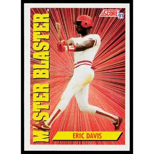 Eric Davis 1991 Score #403 Cincinnati Reds