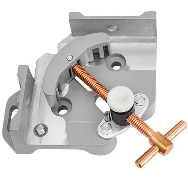 Portable Magnetic Vise for Fabrication with Quick-Release Button
