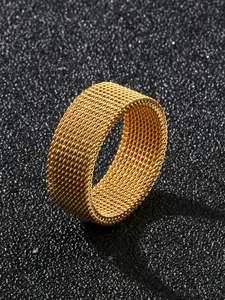 Simple Plain Wide Band Ring, Casual Versatile Titanium Steel Ring, Fashion Accessories for Both Men & Women for Party, Daily Clothing Decor, Trendy All-match & Exquisite Jewelry for Birthday Gift, Stackable Finger Rings, Titanium Wedding Band