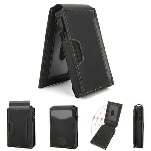 Men's 2026 Upgraded Minimalist Pop-Up Leather Wallet - RFID Theft Proof, Anti-Theft, Credit Card Organizer, 6-10 Capacity, Pocket-Easy Slim, ID Window, Secure Storage, Ideal Gift (Light, Compact, Low Profile Design)