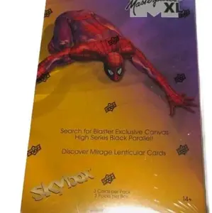 Skybox Marvel Masterpiece XL Collectors Box Including Jumbo Cards High Series Black Parallel & Mirage Lenticular Cards