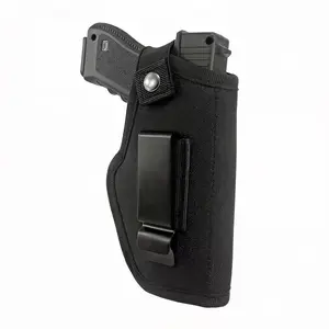 IWB/OWB Gun carry pistol Holster - Inside or Outside Waistband Concealed Carry Holster, Fits Glock & All 9mm/40 Cal Handguns, Adjustable Retention, Quick Draw CCW Holster for Men & Women