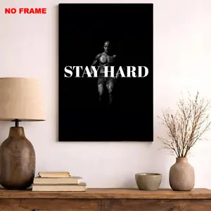 [ NO FRAME] Stay Hard David Goggins Motivational Poster, Gym Wall Art, Discipline Mindset Decor, Fitness Inspiration Print