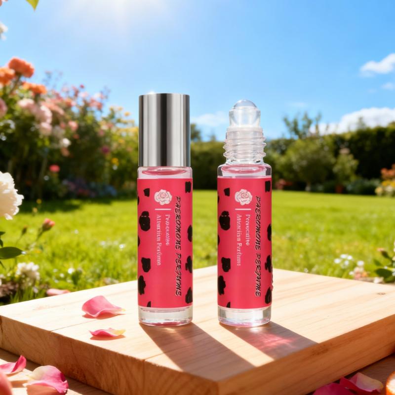 1/2/3/4PCS Romantic Women's Pheromone Perfume- 10mL Long-Wearing Enhanced Scent, Portable Roll-On & Spray EDP, Thoughtful Valentine's Day Gift for Her