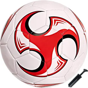 Soccer Ball Size 3,4,5 with Pump  Anti-Explosion Design Indoor Outdoor Suitable for  School  Practice or Boys Girls  Gift