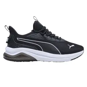 PUMA Mens Amplifier Wide Lace Up Sneakers Shoes Casual - Black
