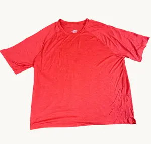 Striated Short Sleeve Crew Neck Raglan (2G08)