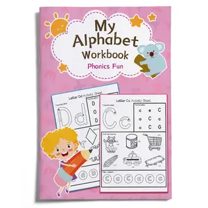 Preschool ABC Activity Book – Learn Letters, Trace & Write, Cute Pictures, Vocabulary Building, Screen-Free Practice