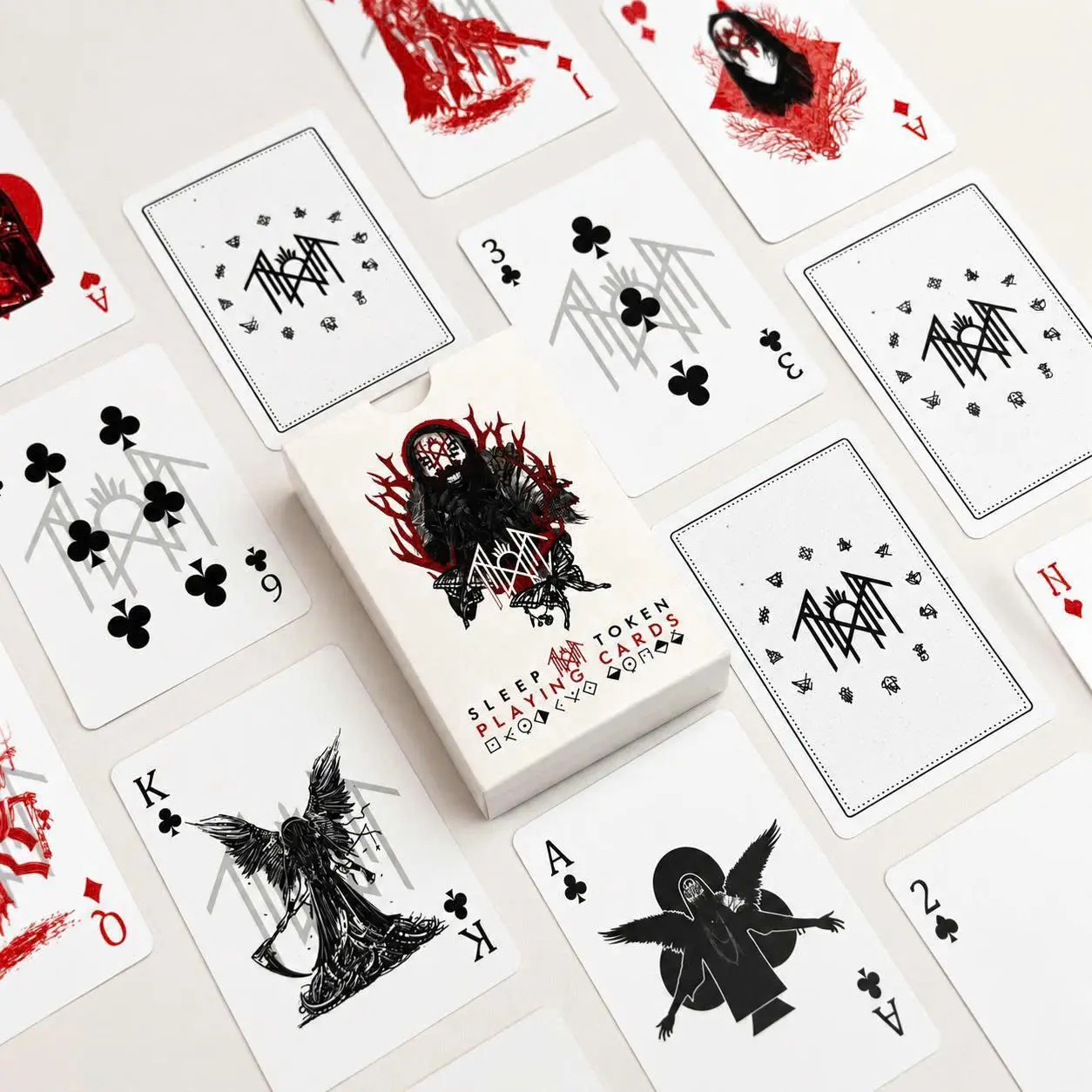 Sleep Token Playing Cards, Even in Arcadia Poker Deck, Dark Aesthetic Collector's Edition, Gift for Fans