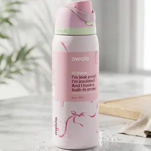 Double-Layer Stainless Steel Vacuum Flask - Bouncing Lid Fruit Cup, Outdoor Sports Drinkware, Ideal Holiday Gift for Fans