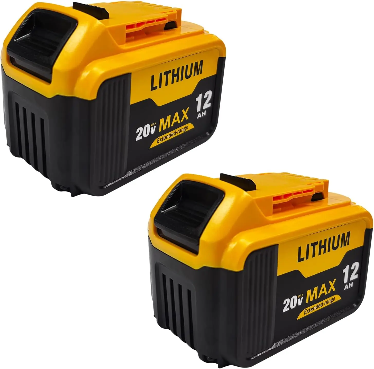 12.0Ah Replacement Battery for Dewalt 20V Max Battery 6 Pack | Compatible with DCB200, DCB206, 204,203 Series & More, High Capacity Power Cells for Cordless Drills,
