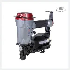 EVERWIN RCN45 Roofing Coil Nailer - Ultra-Compact with Industrial Grade Firing Valve & Adjustable Shingle Guide for Asphalt Shingles & Insulation Boards
