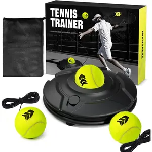Tennis Practice Rebounder Tennis Trainer Set with String  Tennis Trainer Practice Equipment 3  Rebound Balls Portable Tennis Practice Equipment for Adults