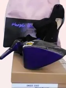 Custom Designer Purple Bottomz Heels Womenswear platt or m heels 12  inch  stilettos seonghwa  heels Sandal Footwear Shoe Comfort