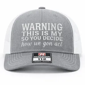 This Is My So You Decide Embroidered Richardson Hat