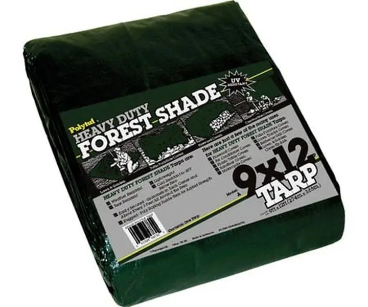 Polytuf Brands S56GA8X10P Tarps Heavy-Duty UVI Tarps- 8 x 10 ft. Green