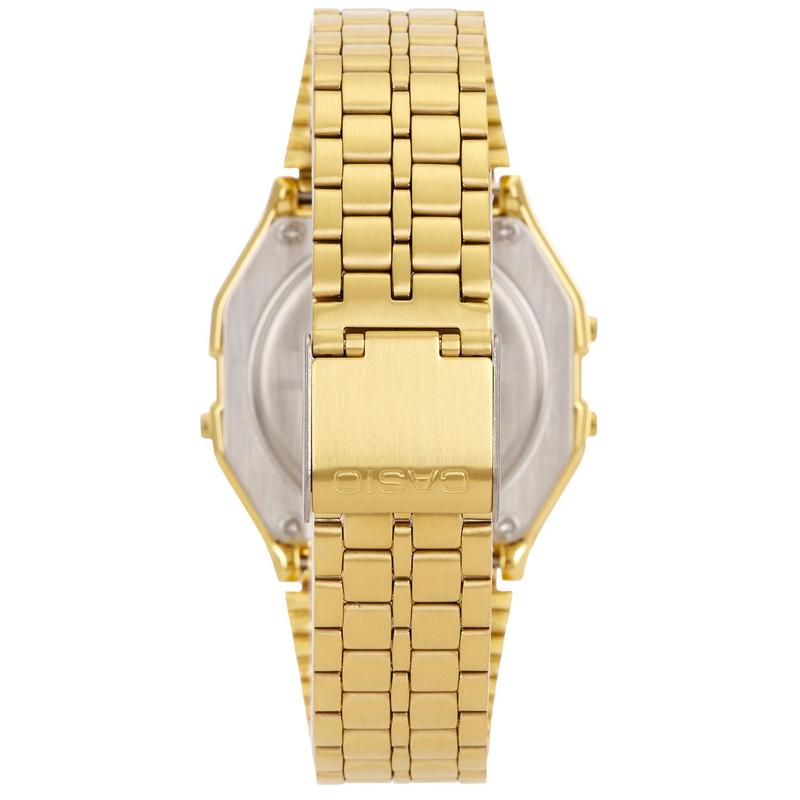 Casio A158 Series Watch in Metal Gold & Green