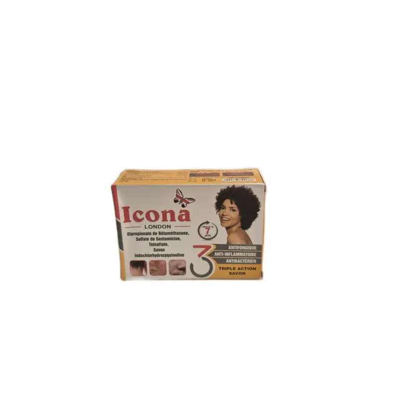 Icona London Soap Moisturizer for Body and Face - Triple Action Formula with Antifungal & Antibacterial Properties Moisturizing Hydrating