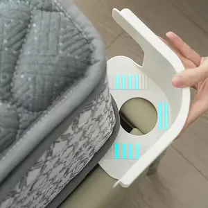 8pcs Bed Sheet Clips Set, Transparent Non-Slip Strips, New Design Anti-Slip Mattress Corner Fixing Clips, No Needle Invisible Fasteners