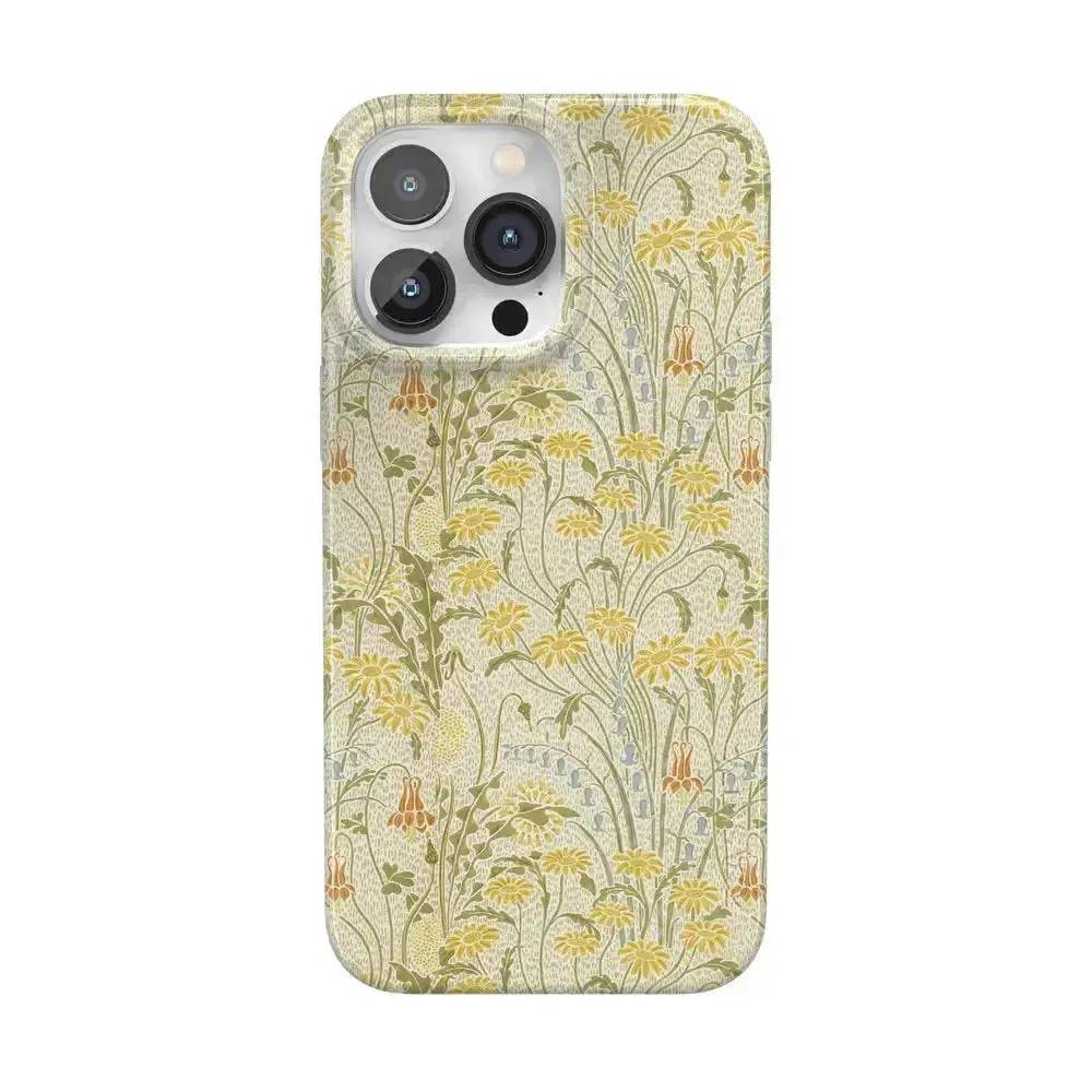 Casely iPhone 14 Pro Max Case | Boho Blooms | Golden Floral | Compatible with MagSafe | Classic Ultra Thin Design