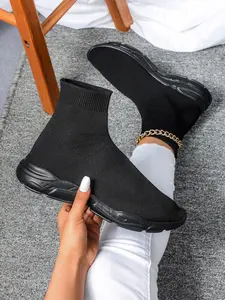 Autumn Winter Casual Round Toe Shoes, Breathable Fashion Footwear, Breathable Lightweight Outdoor Sneakers, Comfortable Eva Sole, Perfect Gift for Daily Wear & Travel