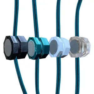 Magnetic Wire Clamps- 20 Pcs Christmas Magnetic clamp for Icicle light, Tree lights, Snowflake lights. Use for extra support on any Metal building.