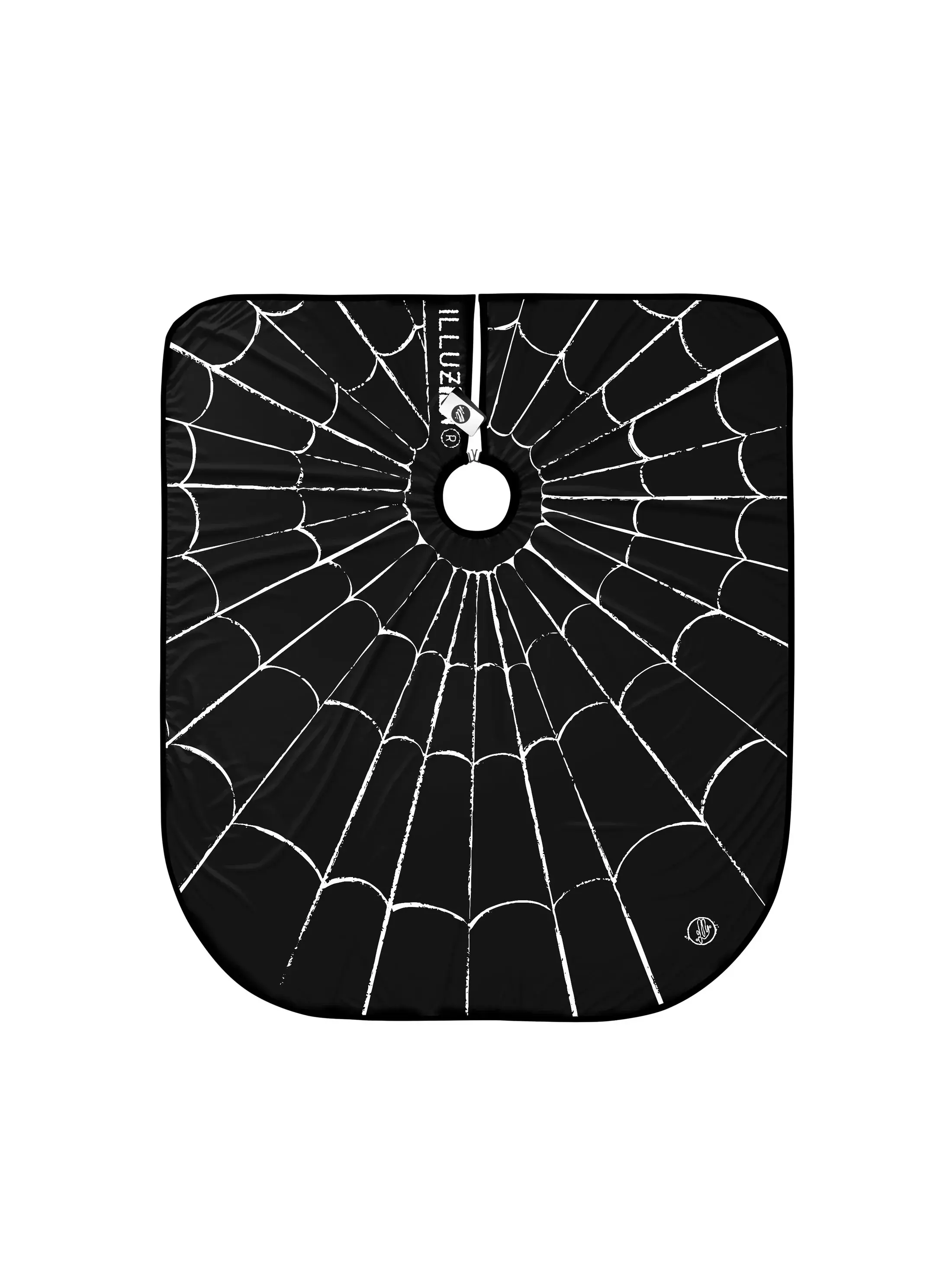 Spider Web PRO Barber Cape – Oversized Professional Haircut Cape with Arm Openings, Snap Neck Closure, Lightweight Breathable Hair-Repellent Salon Cutting Cover for Barbers and Stylists