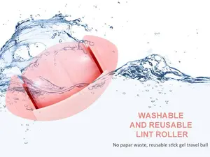 Washable Reusable Lint Roller - Eco-Friendly Sticky Gel Easy to Travel