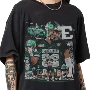 Maxx Crosby Eastern Michigan Graphic Tee for Football Fans JU8