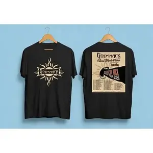 Godsmack The Rise Of Rock World Tour 2026 Schedule Two Sided Unisex T-Shirt