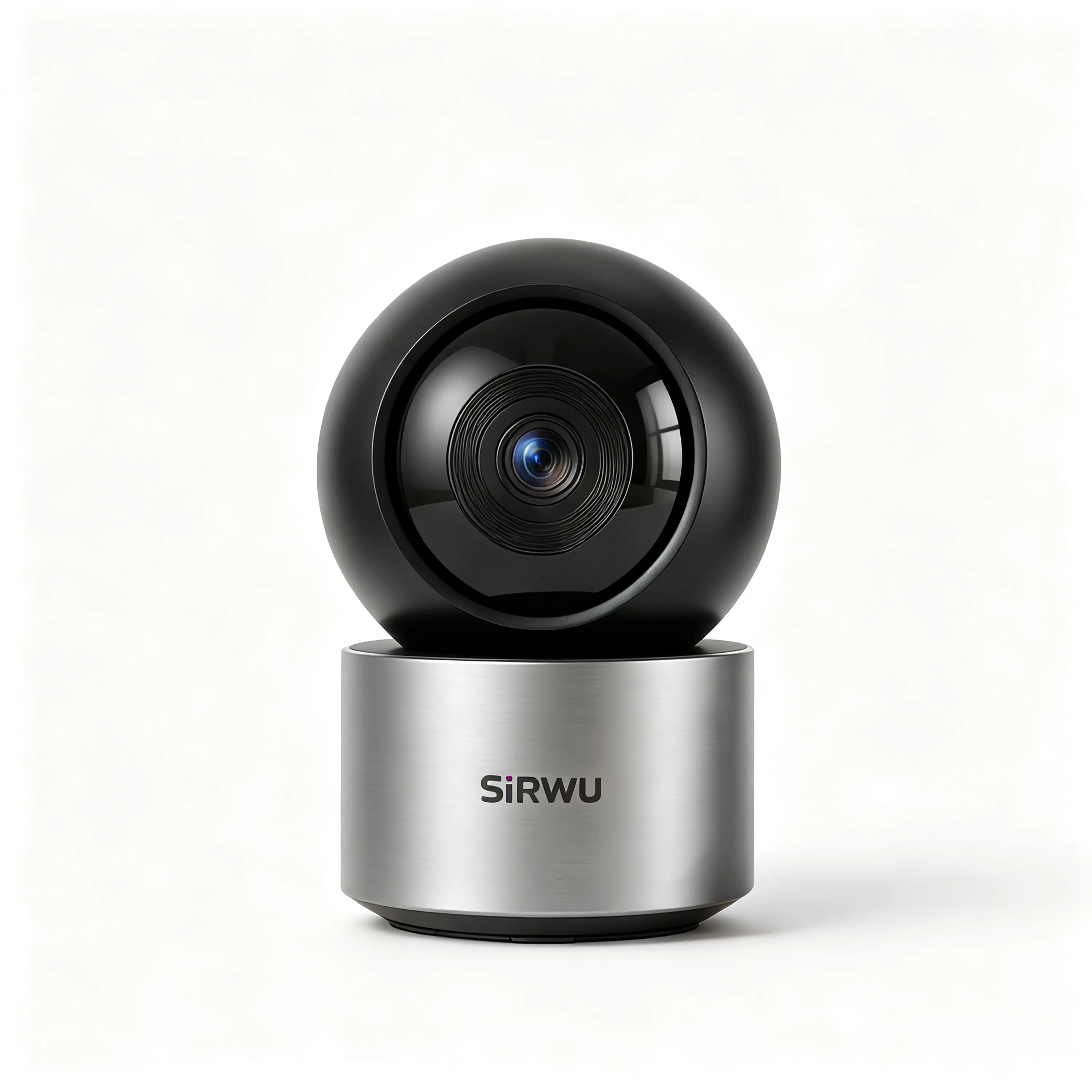 Sirwu AI-Enabled Wireless WiFi 360 Panoramic Security Camera & System, 3MP, Up to 6 Multi-Pet Recognition, Daily Activity Summaries, 360° Auto Tracking, 2-Way Audio, Night Vision, Dual-Band WiFi, Micro SD Support, Auto Photo & Video Capability, Security C