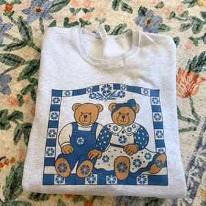 Vintage Cornflower Bears Sweatshirt