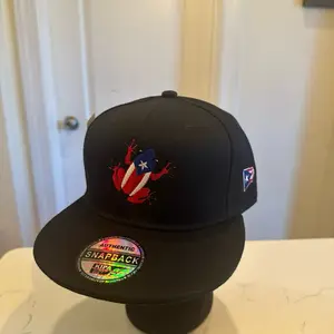 El Coqui Puerto Rico SnapBack cap black color fits all Adult adjustable