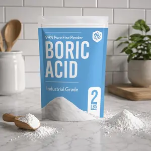 99% Boric Acid Powder | 2lb | Industrial Grade | Fine Powder Boric Acid