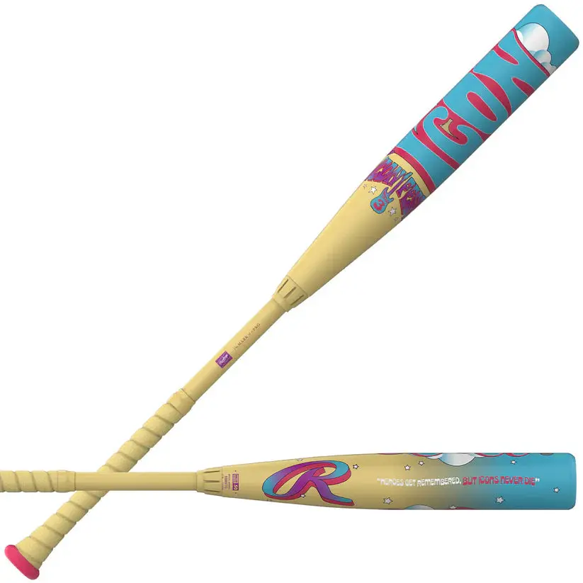 Rawlings Limited Edition Icon Fest BBCOR Baseball Bat: RBB6IFT3 Custom Game Ready Heat Rolled