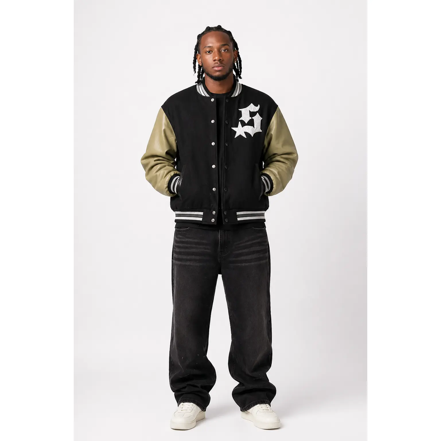 Signature Star Rhinestone Varsity Jacket