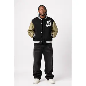 Signature Star Rhinestone Varsity Jacket