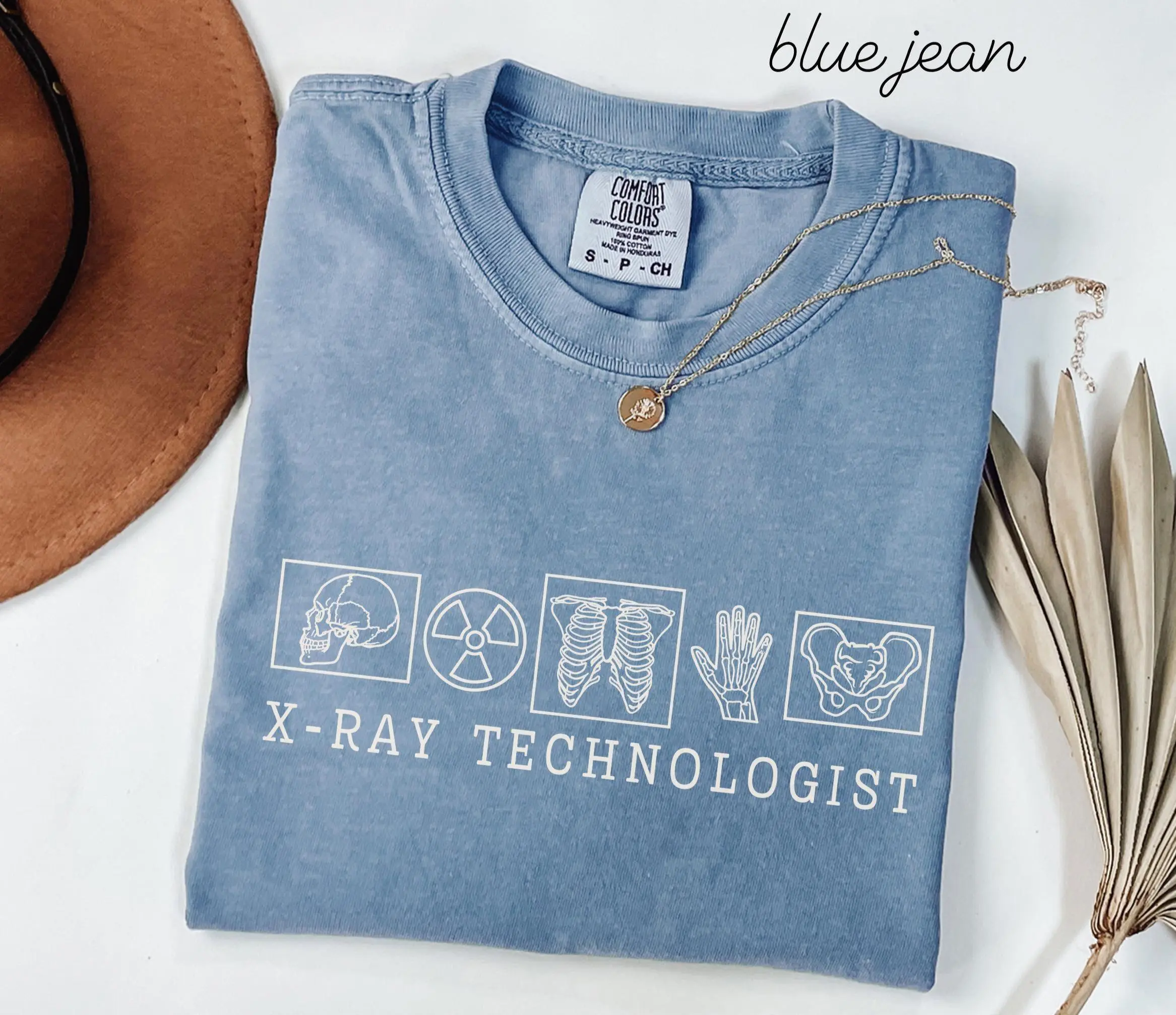 Comfort Colors Xray Tech  Shirt • RAD Tech Work Tshirt • X-ray Technologist Gift • RAD Tech Gifts • Radiology Department Graduation Gift Fabric Top Womenswear Fit