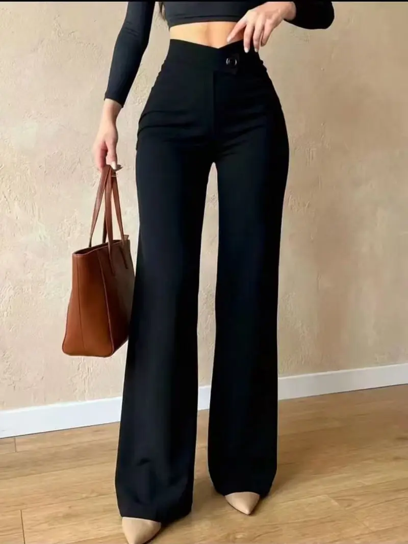 high rise black pants for women formal - TikTok Shop high rise black pants for women formal - TikTok Shop
